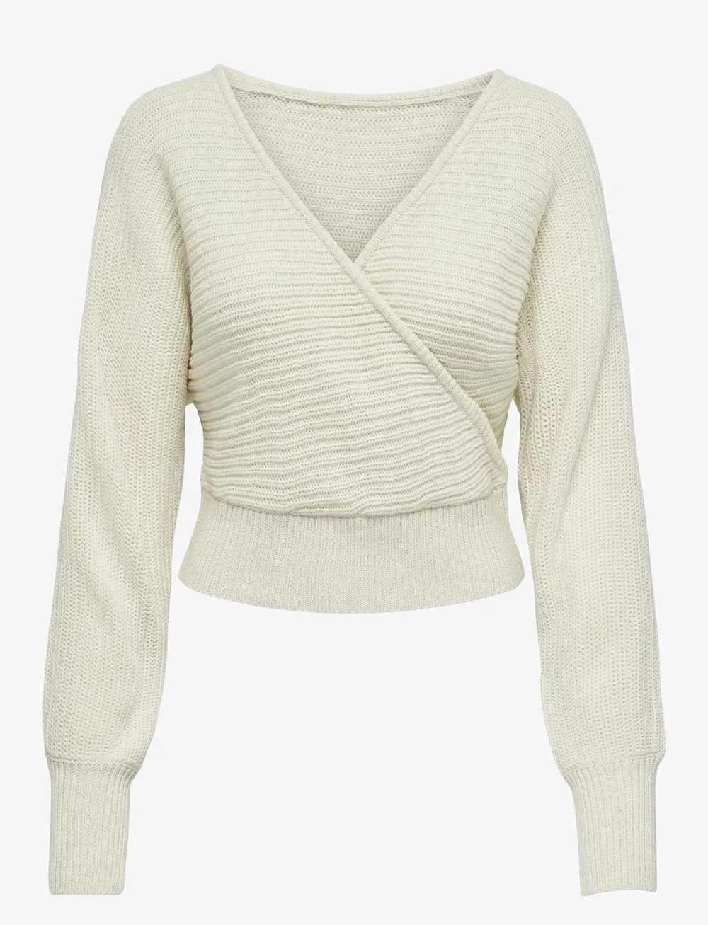 ONLY - ONLELINA LS V-NECK PULLOVER EX KNT - pullover - cloud dancer - 1