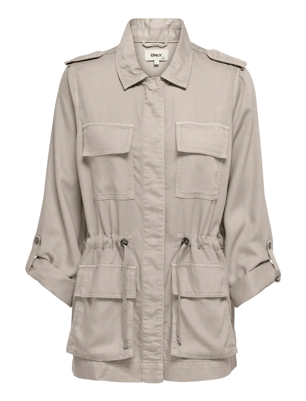 ONLY ONLKENYA B LIFE UTILITY JACKET CC OTW - ONLY - COBBLESTONE / beige