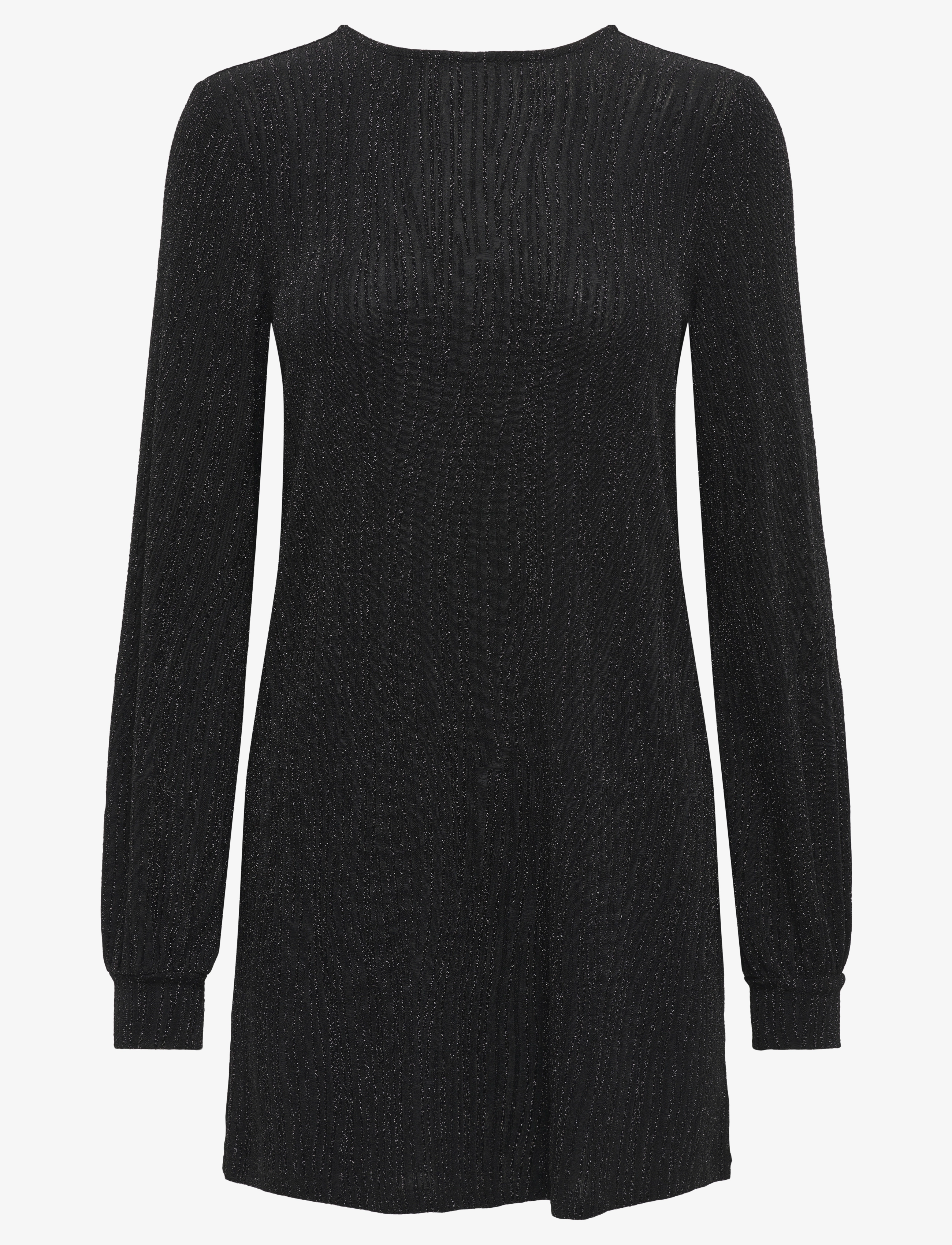 ONLY ONLCAROL L/S GLITTER BOW DRESS JRS - Festkjoler - BLACK / black