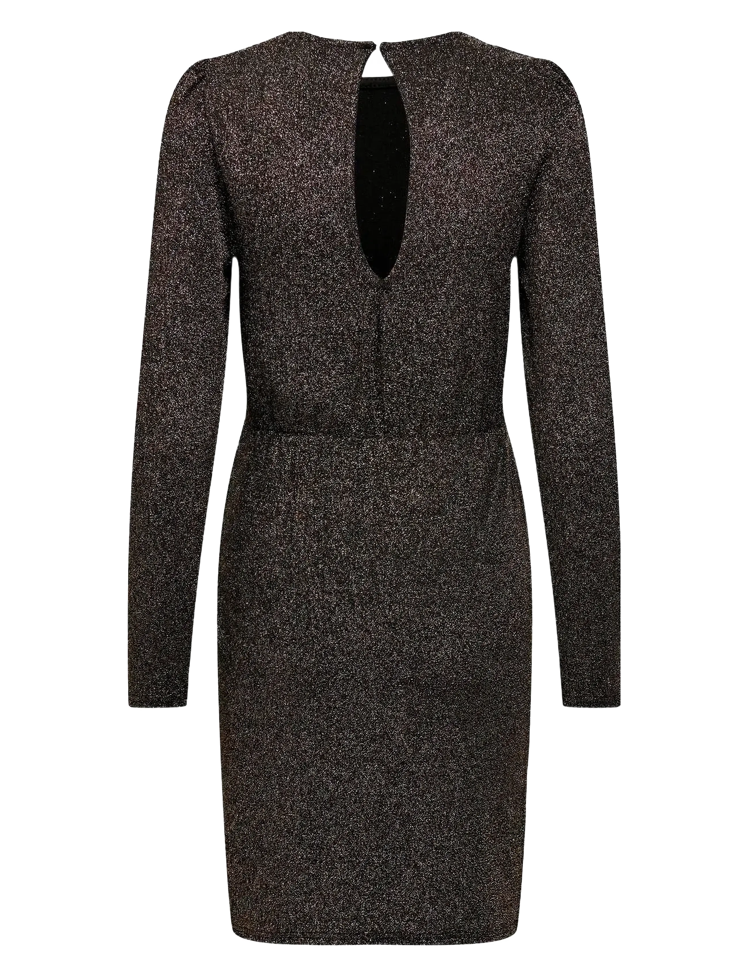ONLY - ONLNEW RICH L/S GLITTER DRESS JRS - festmode zu outlet-preisen - silver - 2
