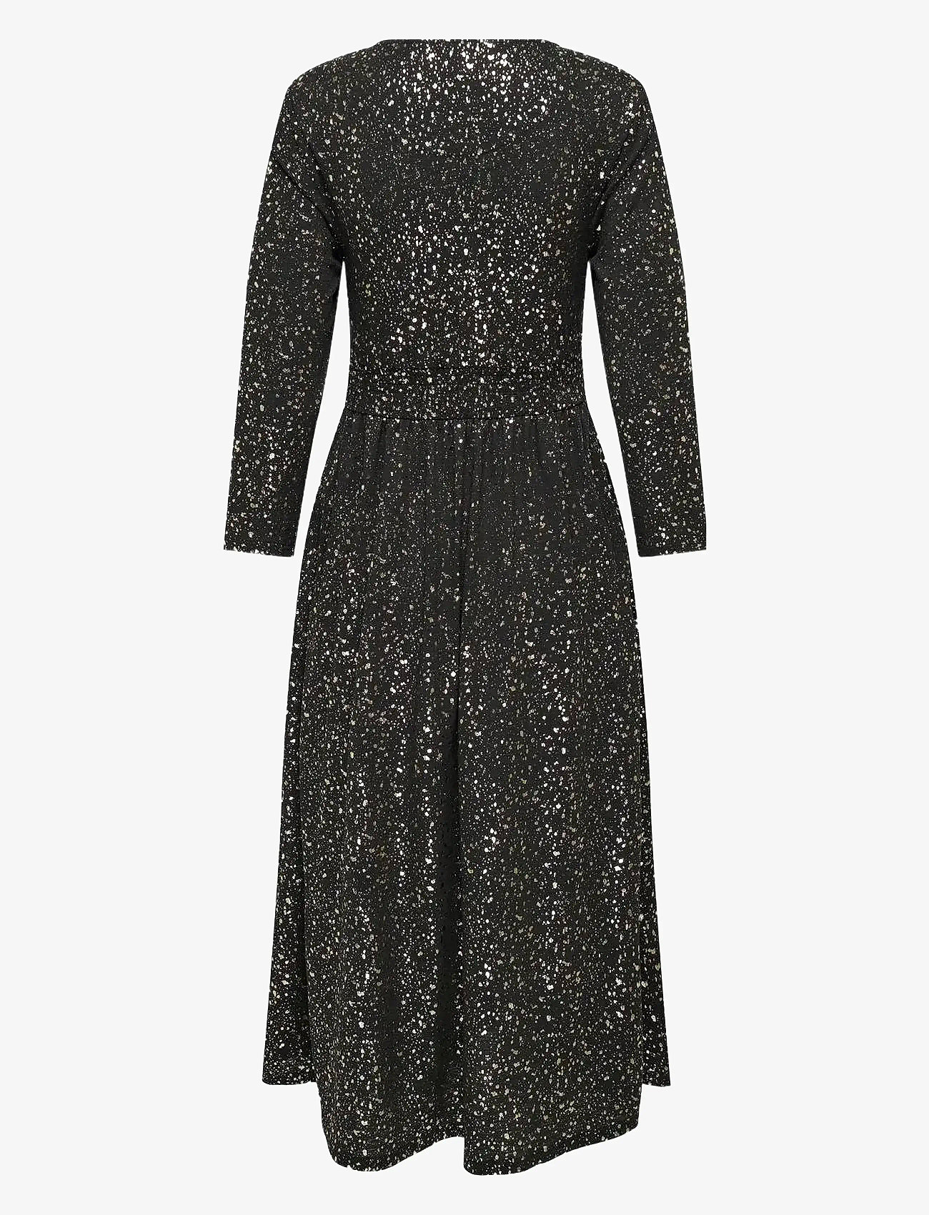 ONLY Onlnew Pella L/s Foil Wrap Dress Jrs  midi dresses  shop at Booztlet