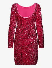 ONLY - ONLCONFIDENCE L/S SEQUINS DRESS JRS - kleitas ar vizuļiem - raspberry sorbet - 1