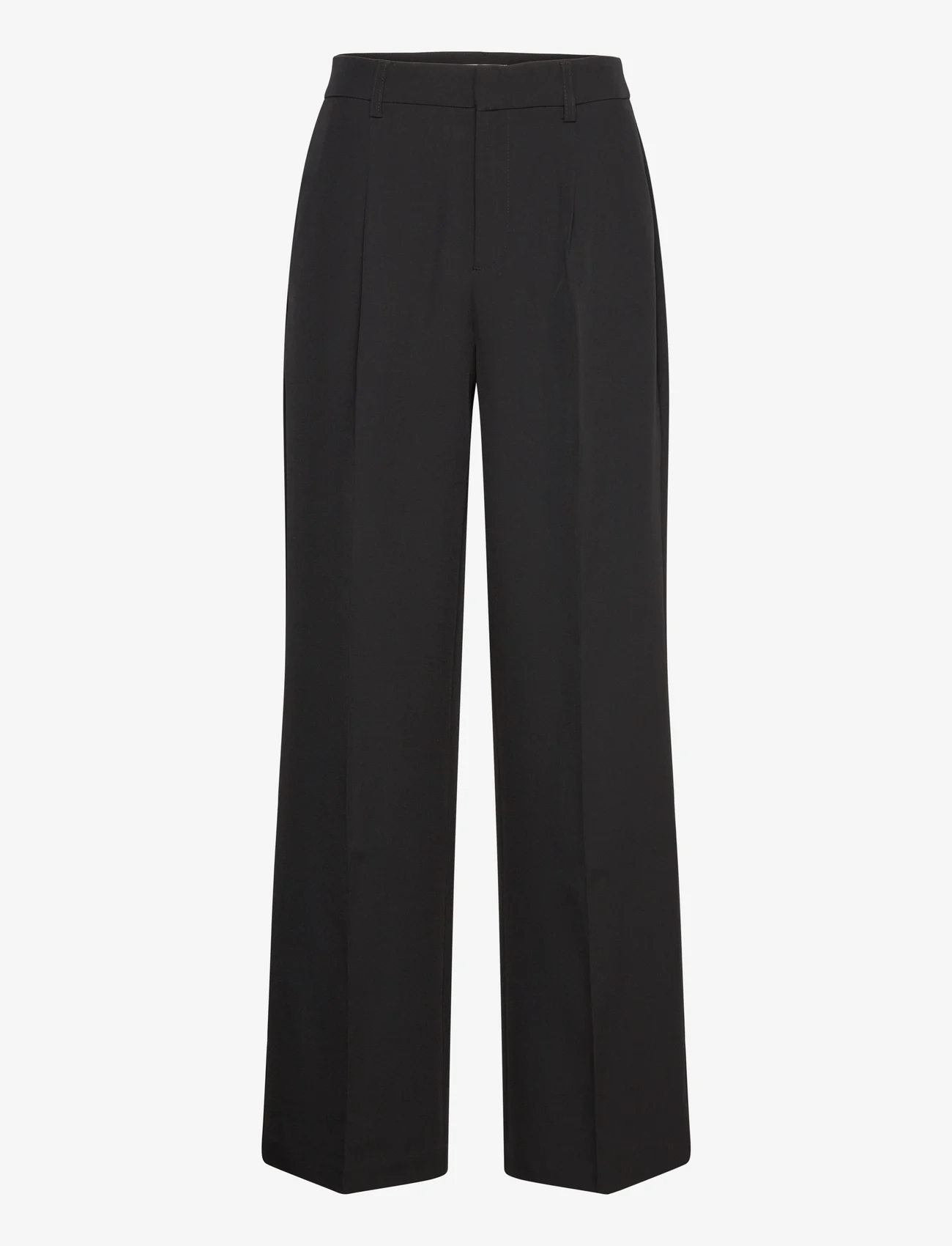 ONLY - ONLELLY LIFE MW WIDE PANT TLR - wide leg trousers - black - 0