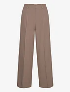 ONLELLY LIFE MW WIDE PANT TLR - WALNUT