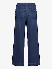 ONLY - ONLMADISON HW BUTTON WIDE DNM GEN - wide leg jeans - dark medium blue denim - 1