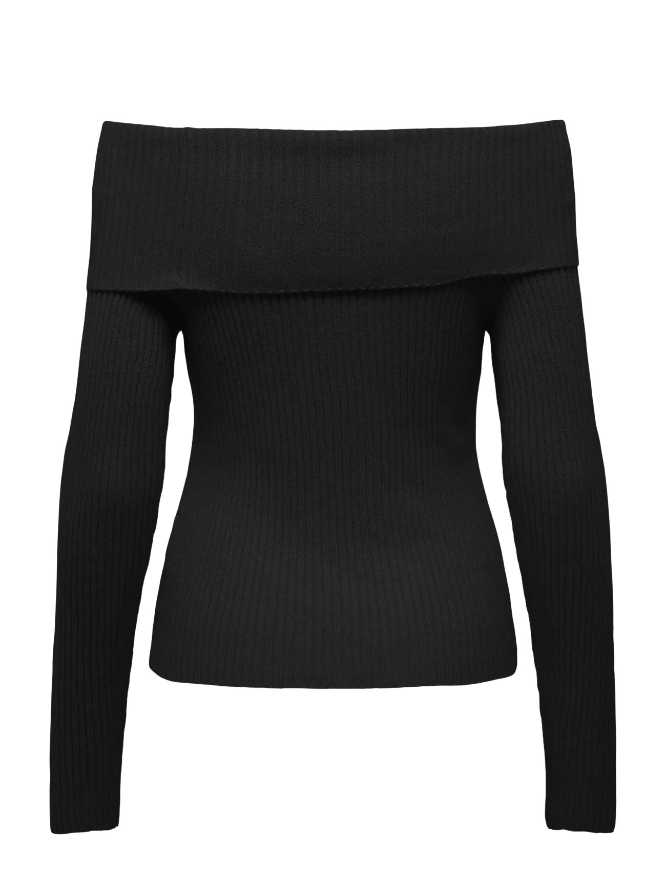 ONLY - ONLKATIA LS OFF SHOULDER KNT NOOS - pullover - black - 2