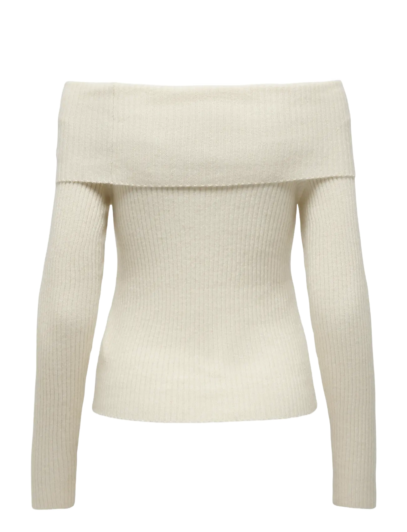 ONLY - ONLKATIA LS OFF SHOULDER KNT NOOS - stickade tröjor - whitecap gray - 2