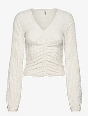 ONLY - ONLMAI L/S RUCHING TOP CC JRS - lowest prices - cloud dancer - 0