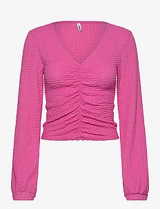 ONLMAI L/S RUCHING TOP CC JRS, ONLY
