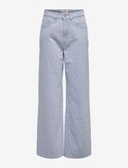 ONLY - ONLHOPE-ELIZA EX HW WIDE DNM BJ - brede jeans - light blue denim - 0