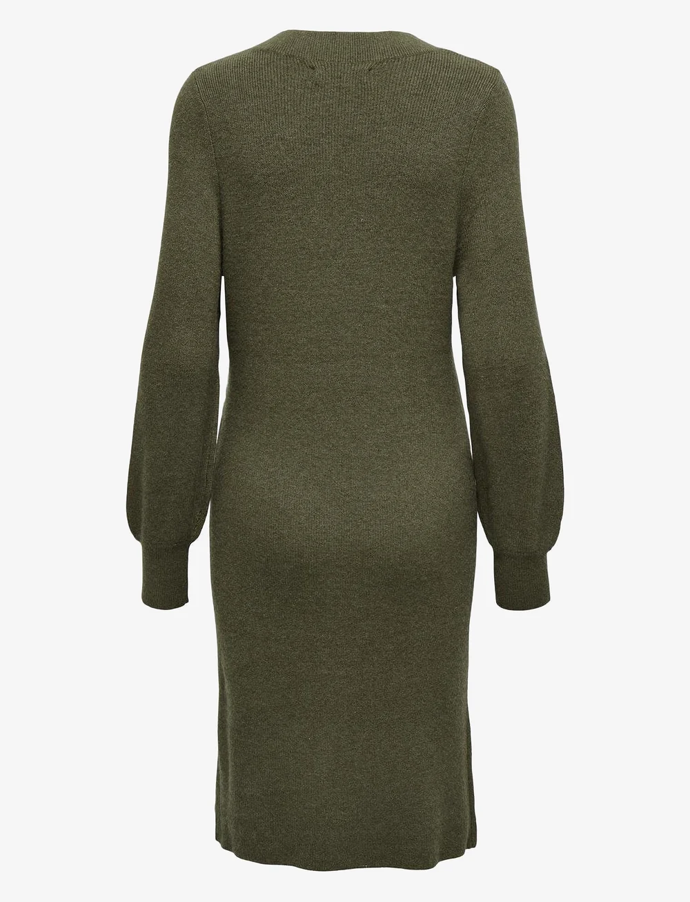 ONLY - ONLKATIA LS V-NECK DRESS NCA KNT - stickade klänningar - kalamata - 2