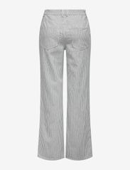 ONLY - ONLMERLE HW STRAIGHT STRIPE PANT CC PNT - straight jeans - white - 1