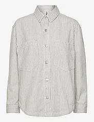 ONLY - ONLMERLE L/S STRIPE SHIRT CC PNT - koszule z długimi rękawami - white - 0
