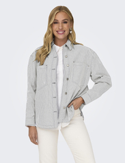 ONLY - ONLMERLE L/S STRIPE SHIRT CC PNT - marškiniai ilgomis rankovėmis - white - 2