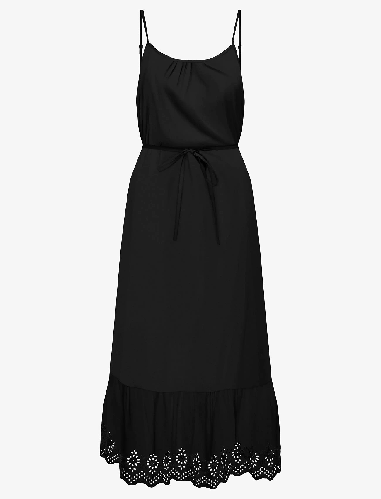 ONLY - ONLLOU LIFE EMB STRAP ANKEL DRESS PTM - suvekleidid - black - 1