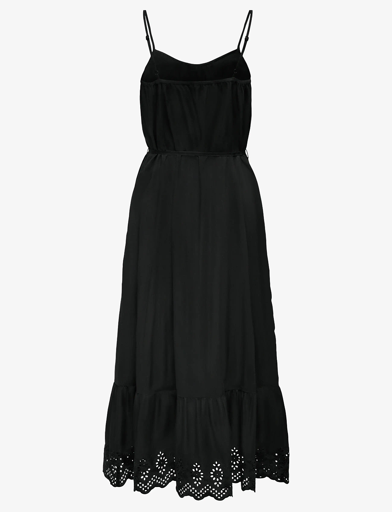 ONLY - ONLLOU LIFE EMB STRAP ANKEL DRESS PTM - suvekleidid - black - 2
