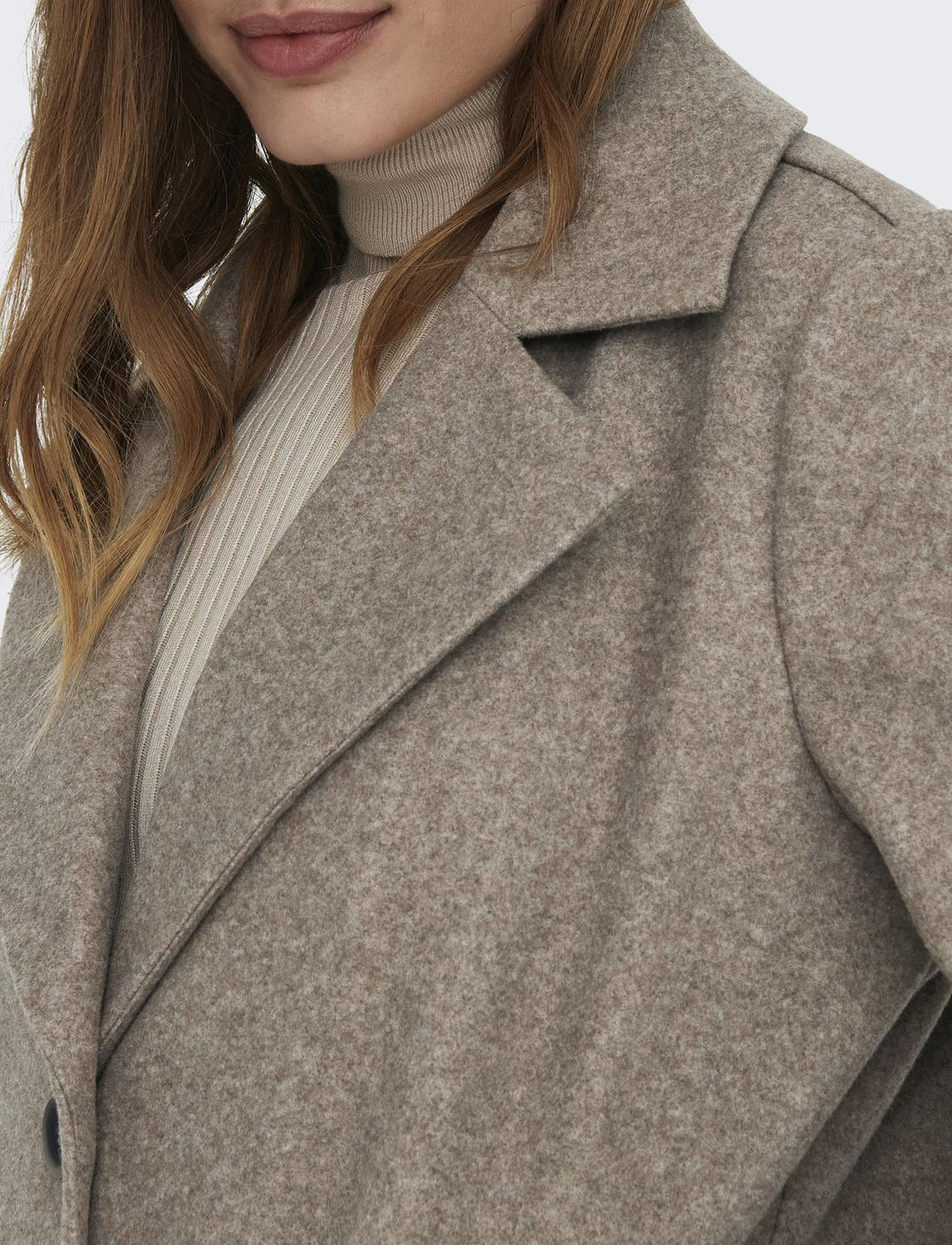 ONLY - ONLEMMA LIFE REG. LONG COAT OTW - mantlid - cinder - 5
