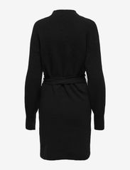 ONLY - ONLTHILDE LIFE SHORT LS DRESS EX KNT - strikkede kjoler - black - 1