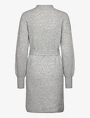 ONLY - ONLTHILDE LIFE SHORT LS DRESS EX KNT - strikkede kjoler - light grey melange - 1