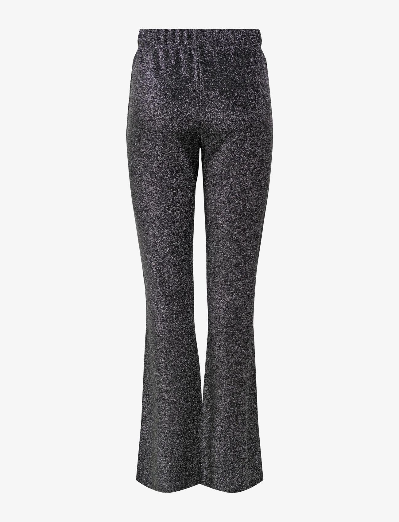 ONLY - ONLRICH GLITTER FLARED PANT CS JRS - laveste priser - silver metallic - 2