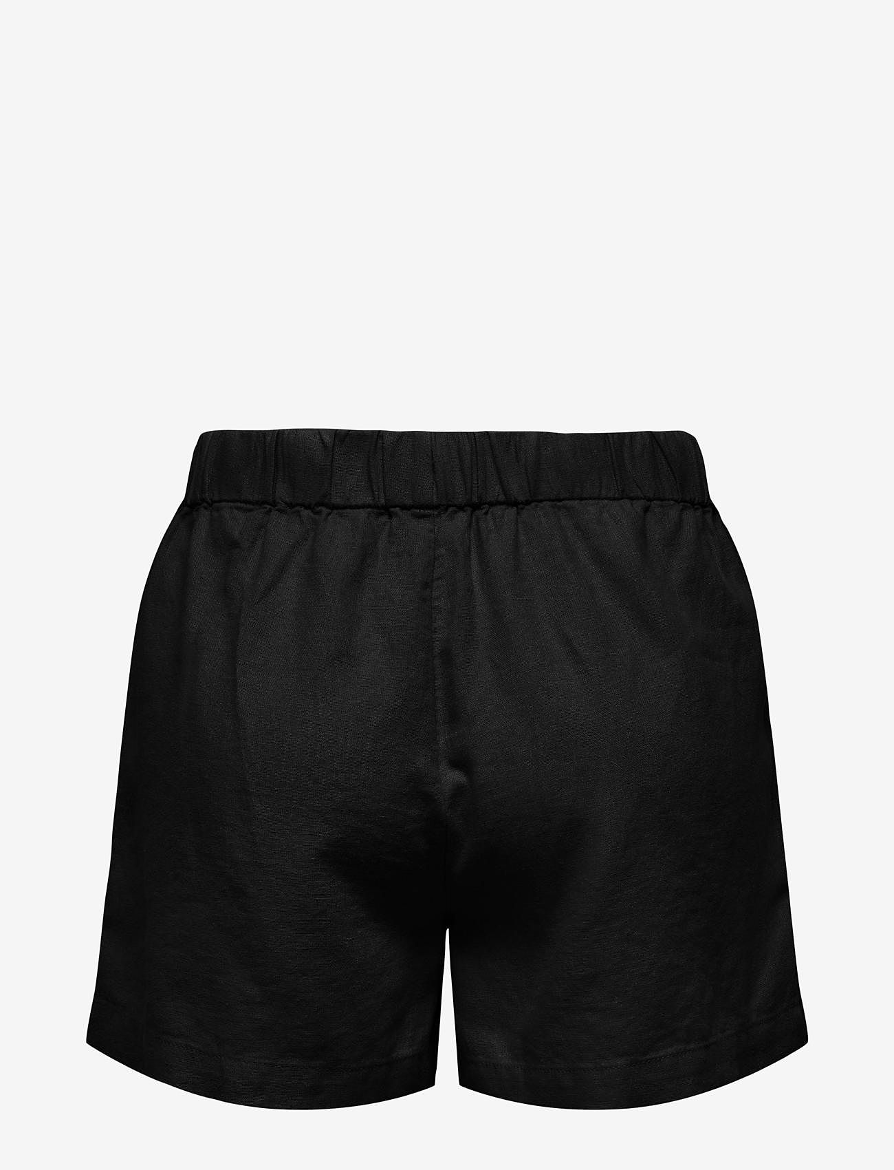 ONLY - ONLCARO MW LINEN B PULL-UP SHORTS CC PNT - lowest prices - black - 1