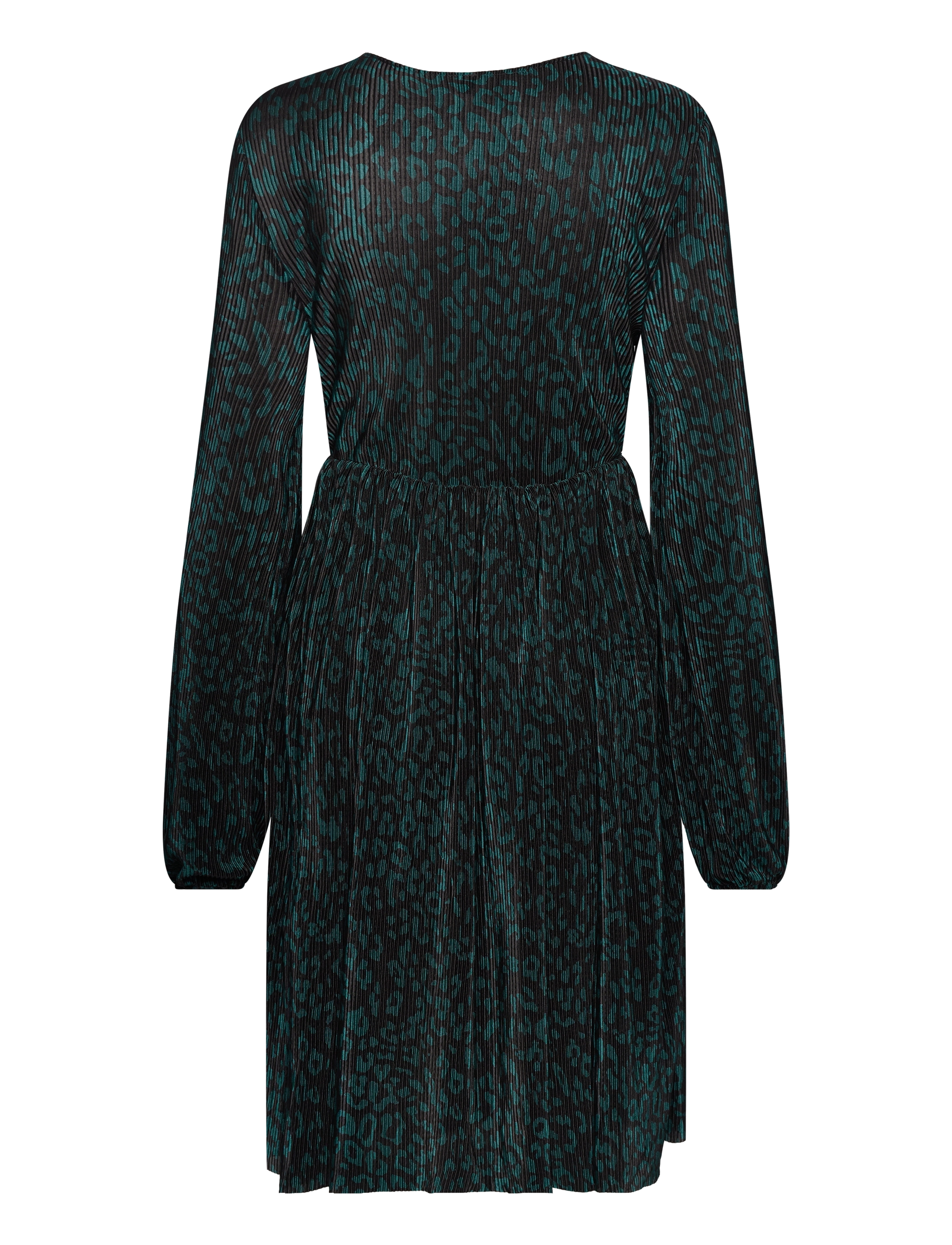 ONLY - ONLNISA L/S PLISSE BK WRAP DRESS CS JRS - die niedrigsten preise - black - 1
