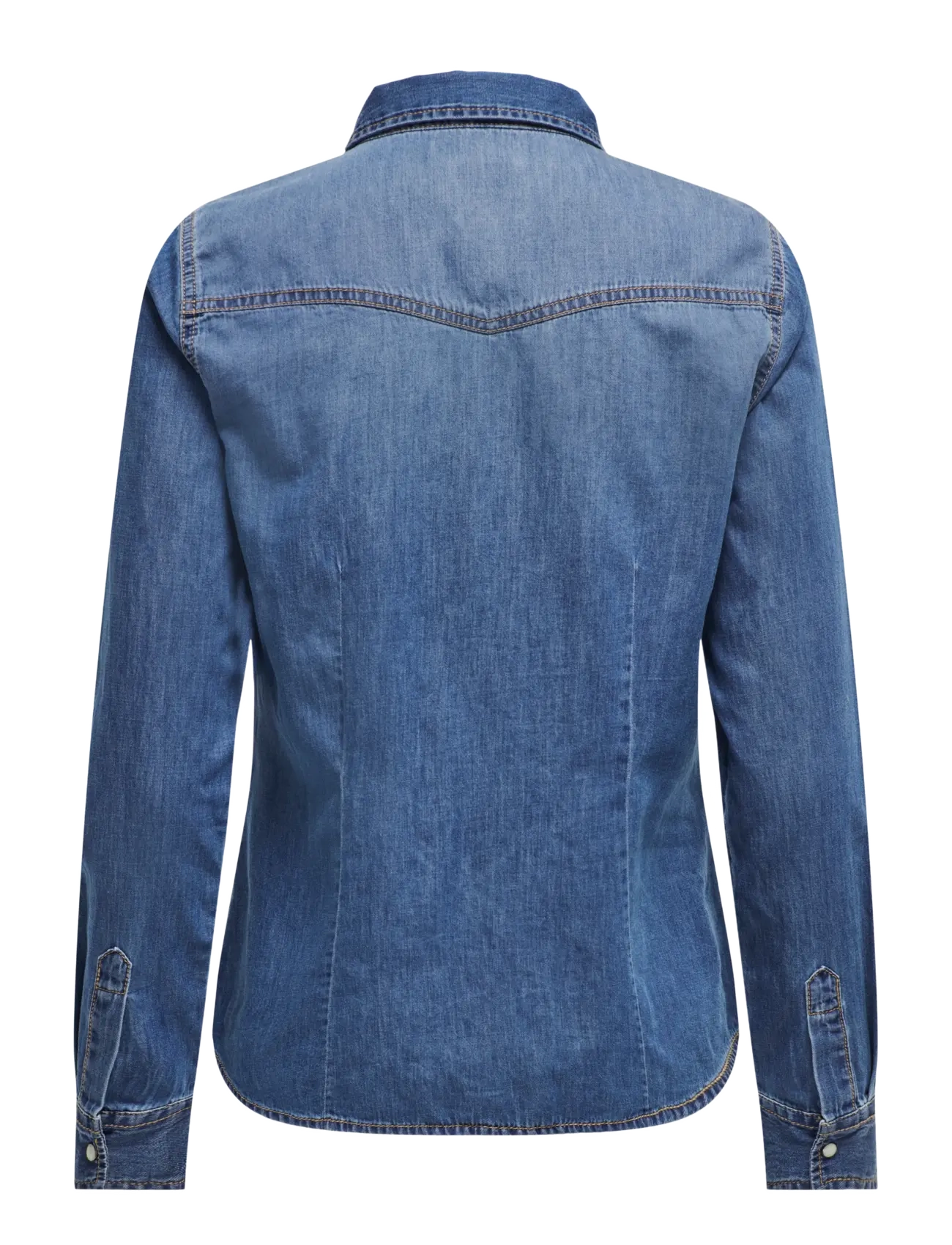 ONLY - ONLALEXA L/S DNM SHIRT ANA NOOS - jeansskjortor - medium blue denim - 2