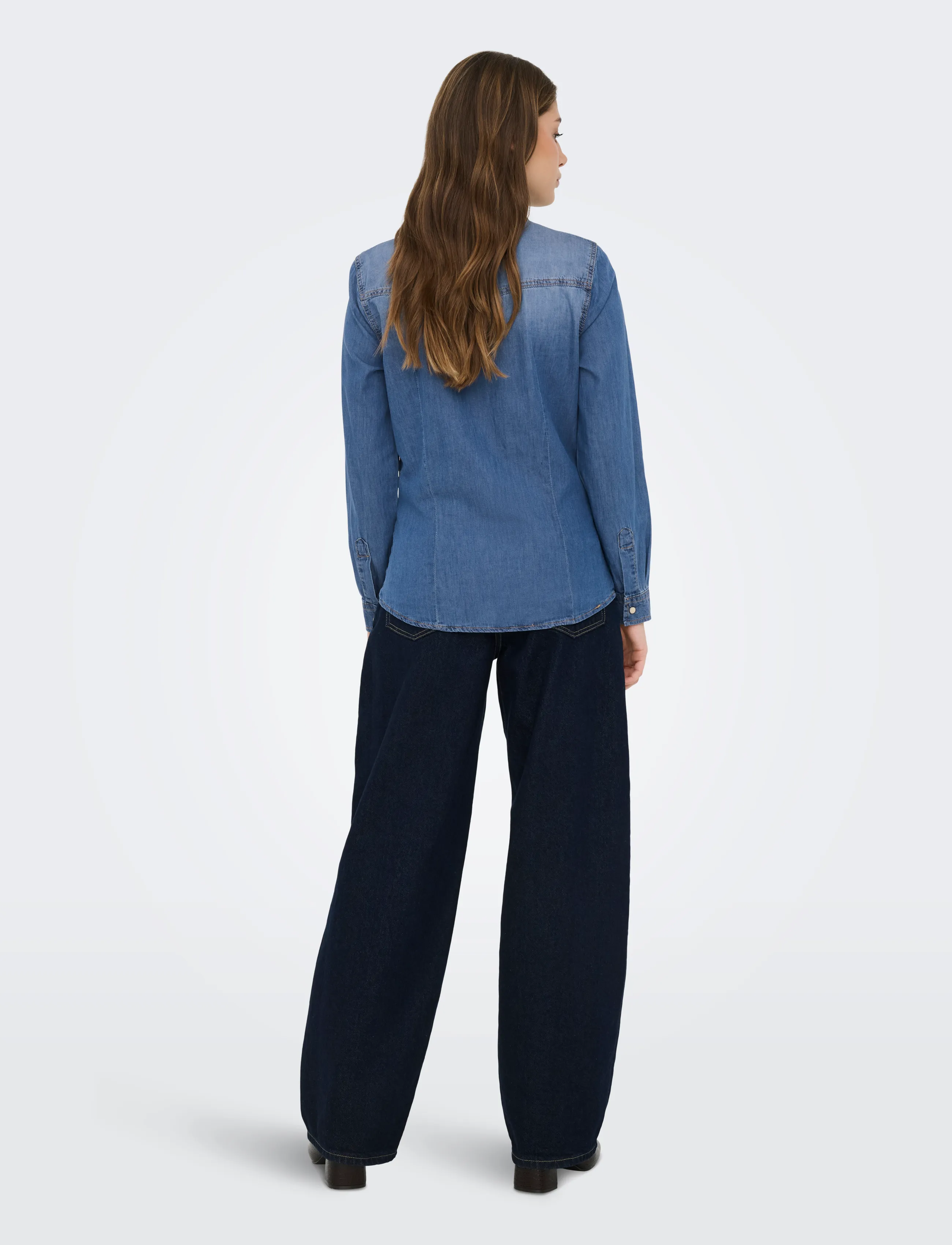 ONLY - ONLALEXA L/S DNM SHIRT ANA NOOS - jeanshemden - medium blue denim - 3