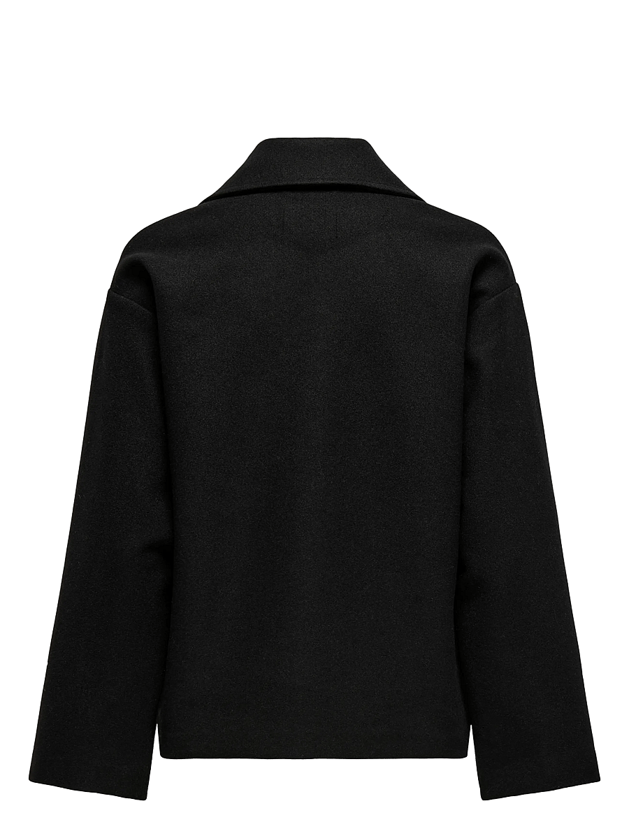 ONLY - ONLNANCY LIFE JACKET OTW - lyhyet villakangastakit - black - 1