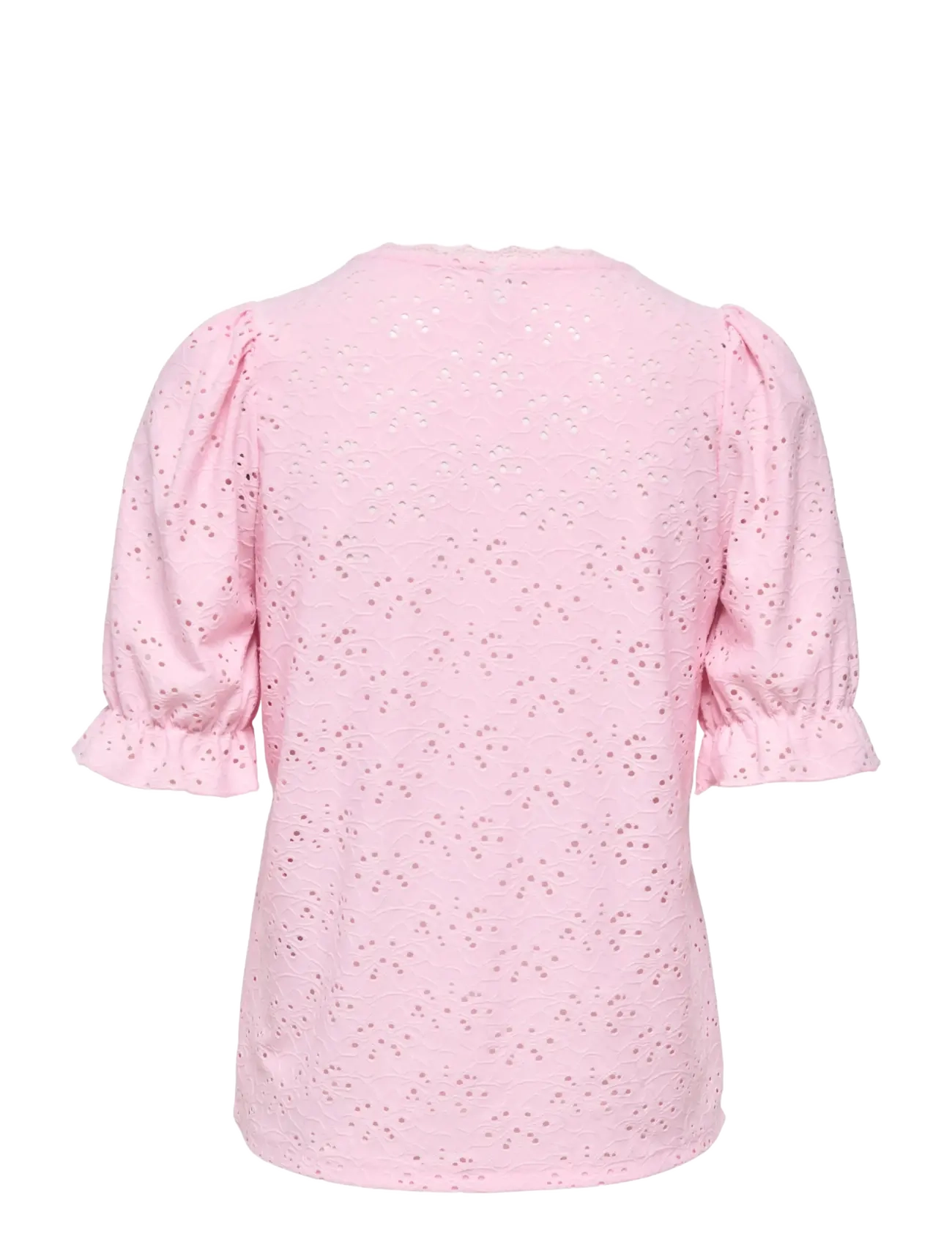 ONLY - ONLNEW SMILLA S/S PUFF TOP JRS - kurzärmelige blusen - roseate spoonbill - 2