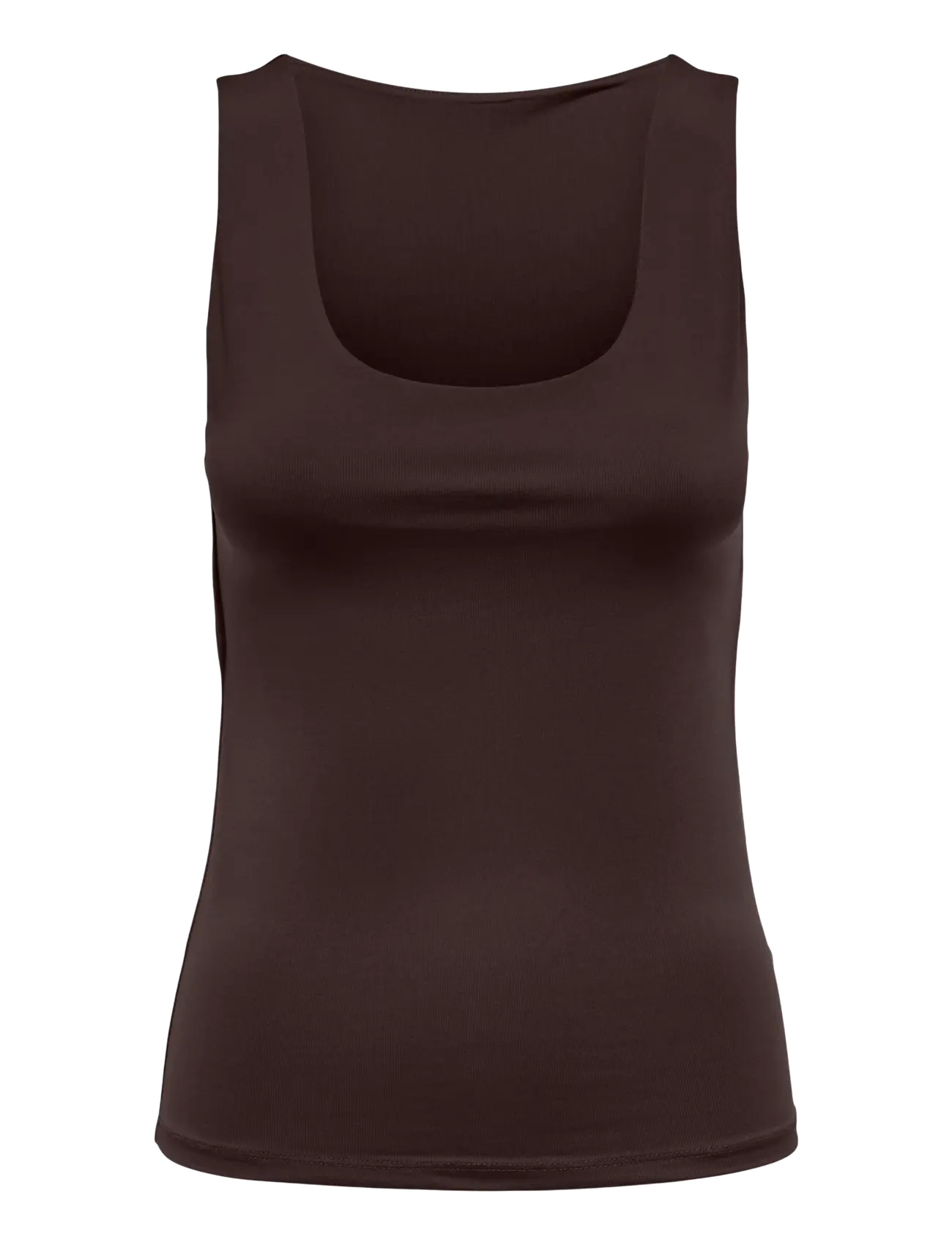 ONLY ONLLONE S/L 2-WAY TOP JRS - T-Shirts & Tops - CHOCOLATE TORTE / brown