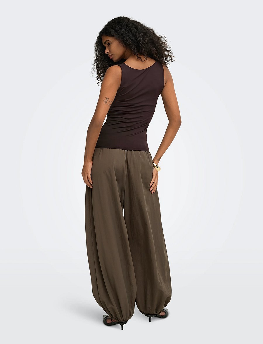 ONLY - ONLLONE S/L 2-WAY TOP JRS - hihattomat paidat - chocolate torte - 4