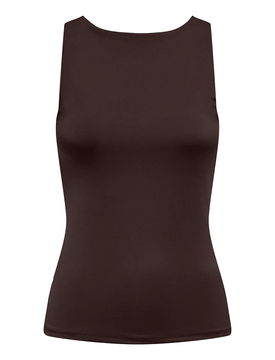 ONLY - ONLLONE S/L 2-WAY TOP JRS - hihattomat paidat - chocolate torte - 3