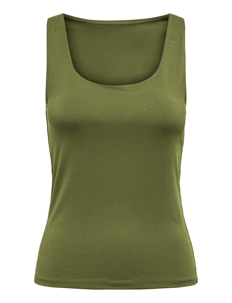 ONLY - ONLLONE S/L 2-WAY TOP JRS - tanktops - sphagnum - 0