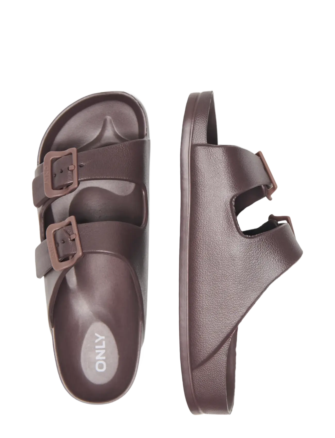 ONLY - ONLCRISTY SANDAL NOOS - platta sandaler - chocolate martini - 3
