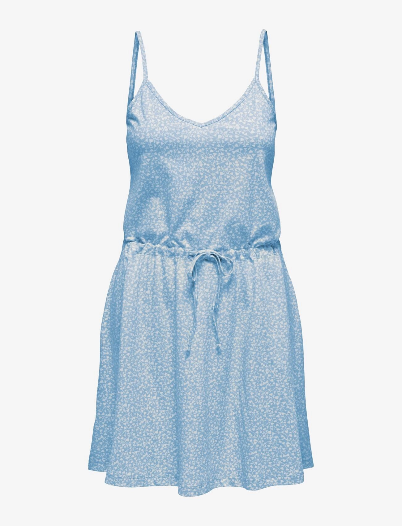 ONLY ONLMAY LIFE SINGLET V-NECK DRESS JRS - Kjoler - CLEAR SKY / blue