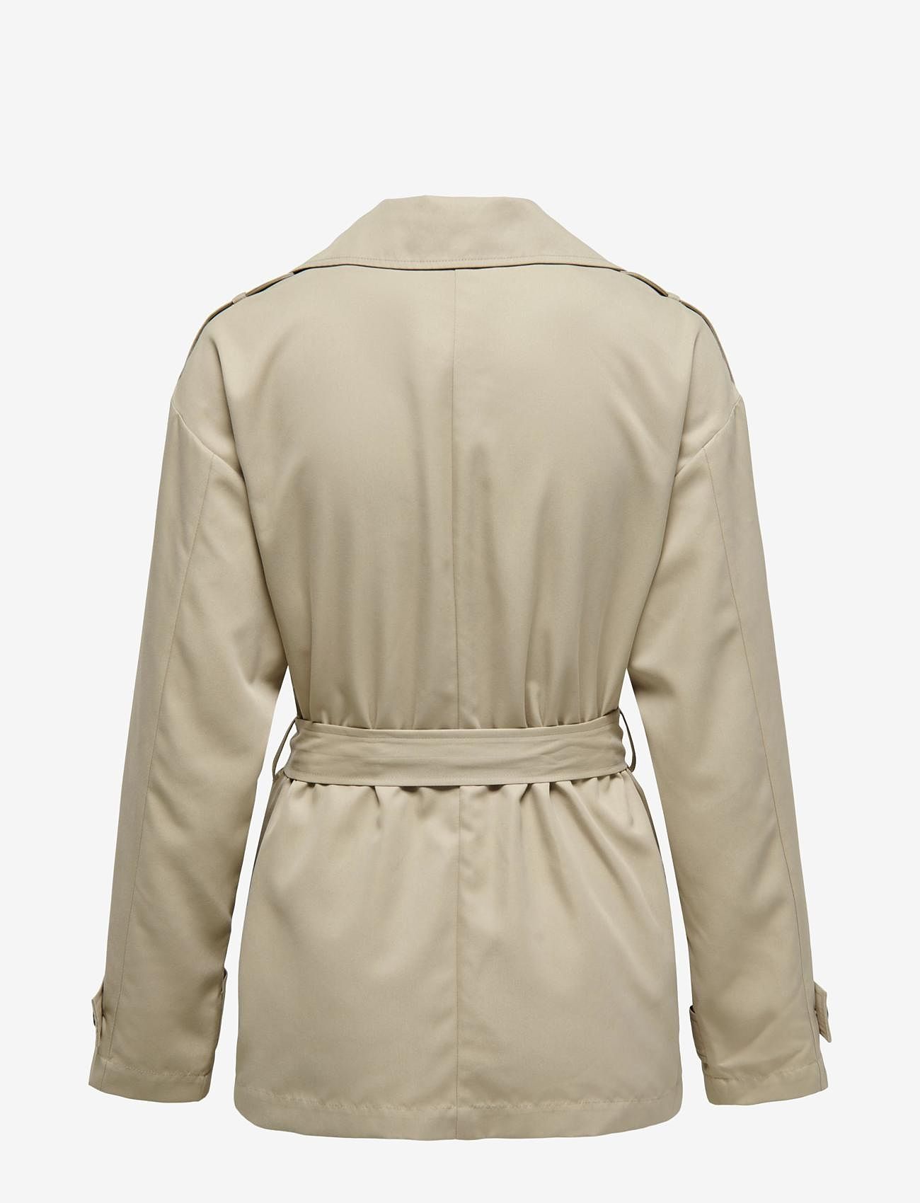 ONLY - ONLLINE SHORT TRENCHCOAT OTW - humus - 2