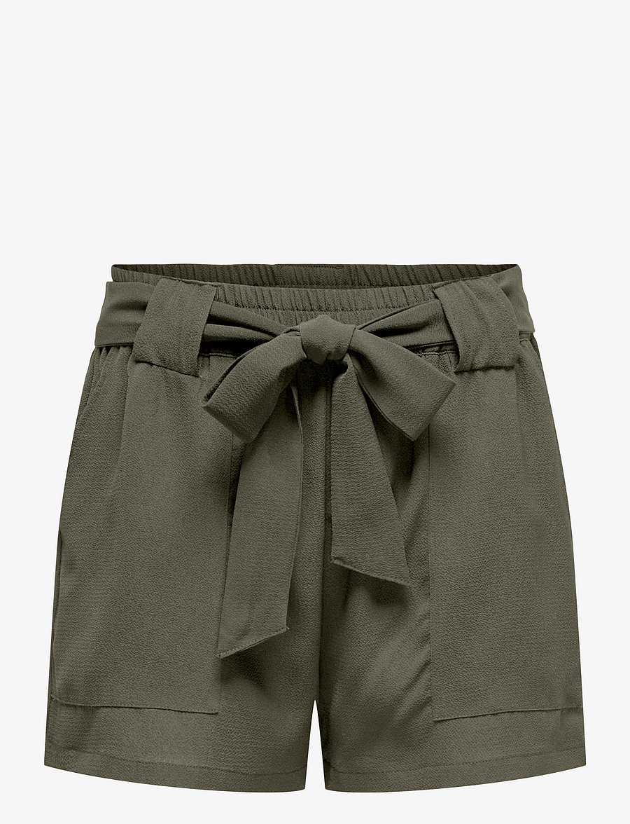ONLY - ONLNOVA LIFE VIS TALIA SHORTS SOLID - paper-bag shorts - kalamata - 1