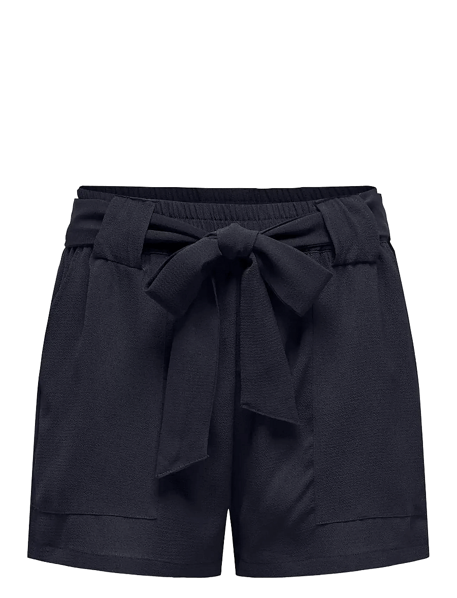 ONLY - ONLNOVA LIFE VIS TALIA SHORTS SOLID - paper bag shorts - night sky - 0