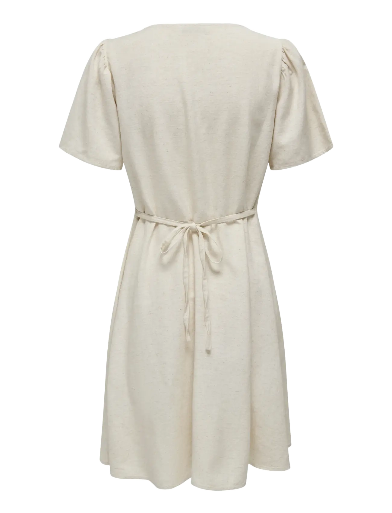 ONLY - ONLVITA LIFE S/S SHORT DRESS NOOS WVN - robes courtes - pumice stone - 2