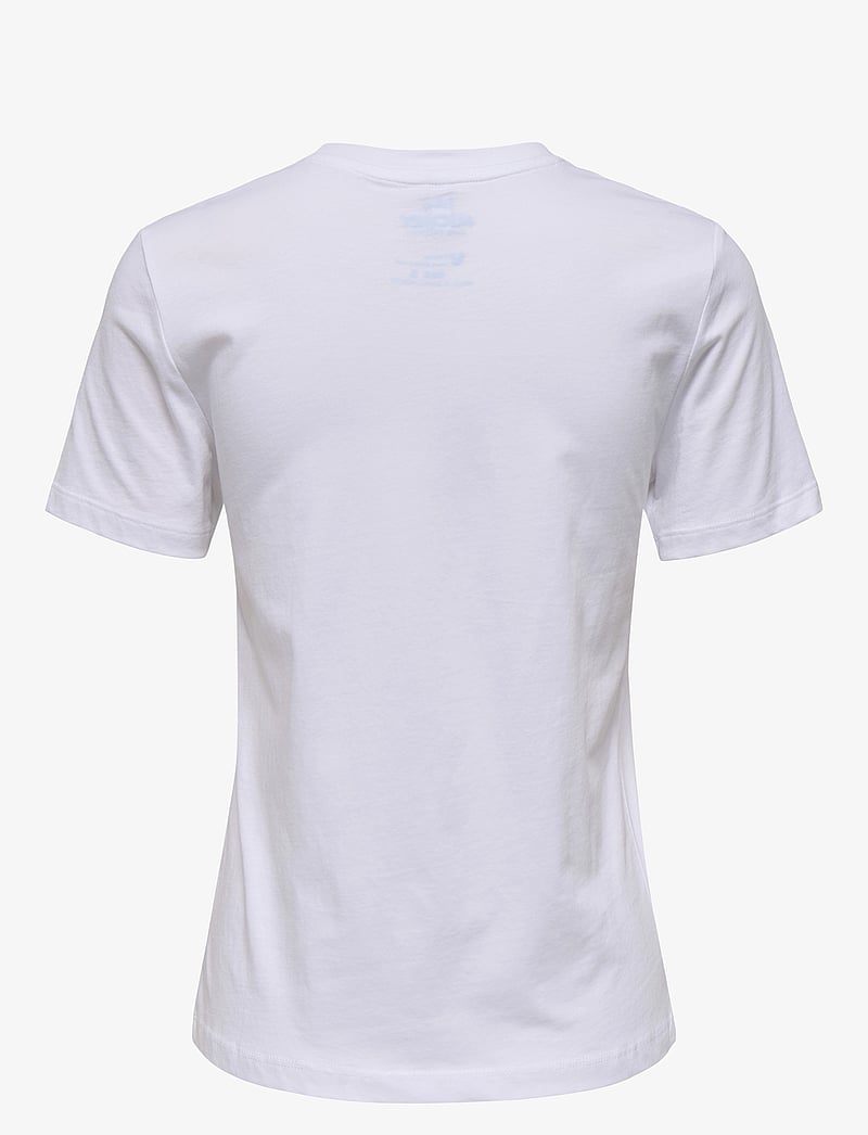 ONLY - ONLMICKEY LIFE REG S/S VALENTINE TOP JRS - t-särgid - bright white - 1