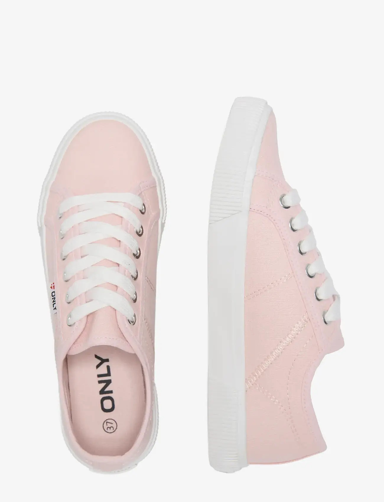ONLY - ONLNICOLA CANVAS SNEAKER NOOS - konfirmationstøj - silver pink - 3