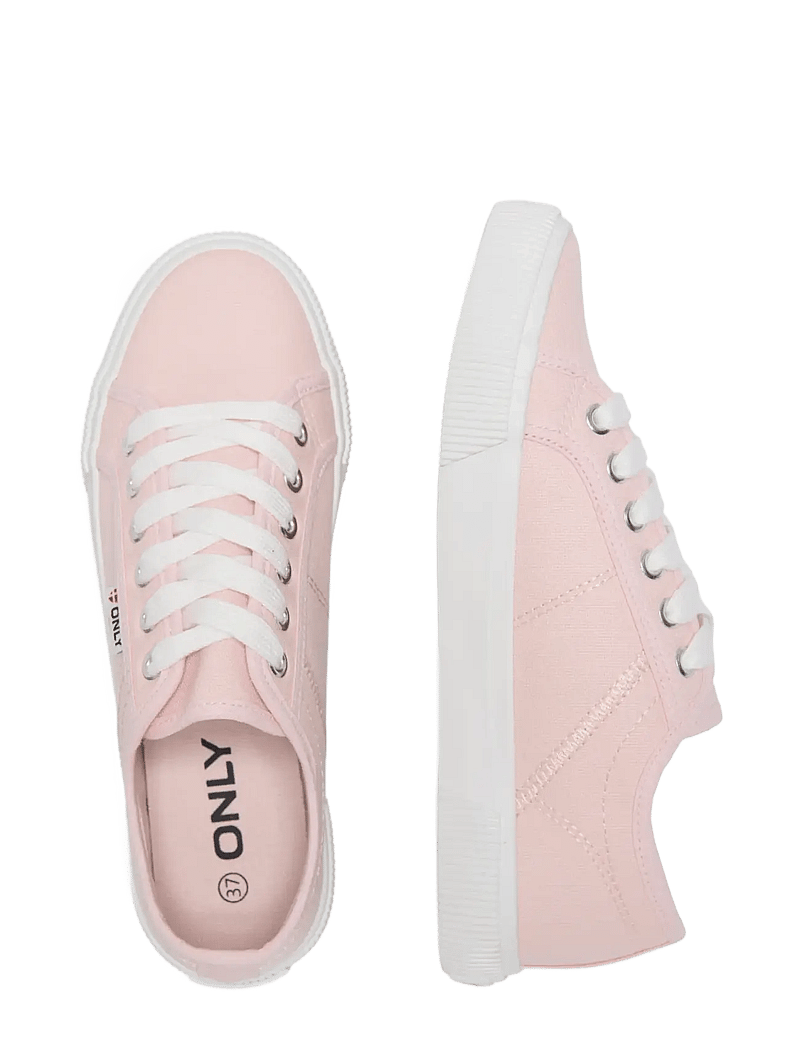 ONLY - ONLNICOLA CANVAS SNEAKER NOOS - konfirmation - silver pink - 3
