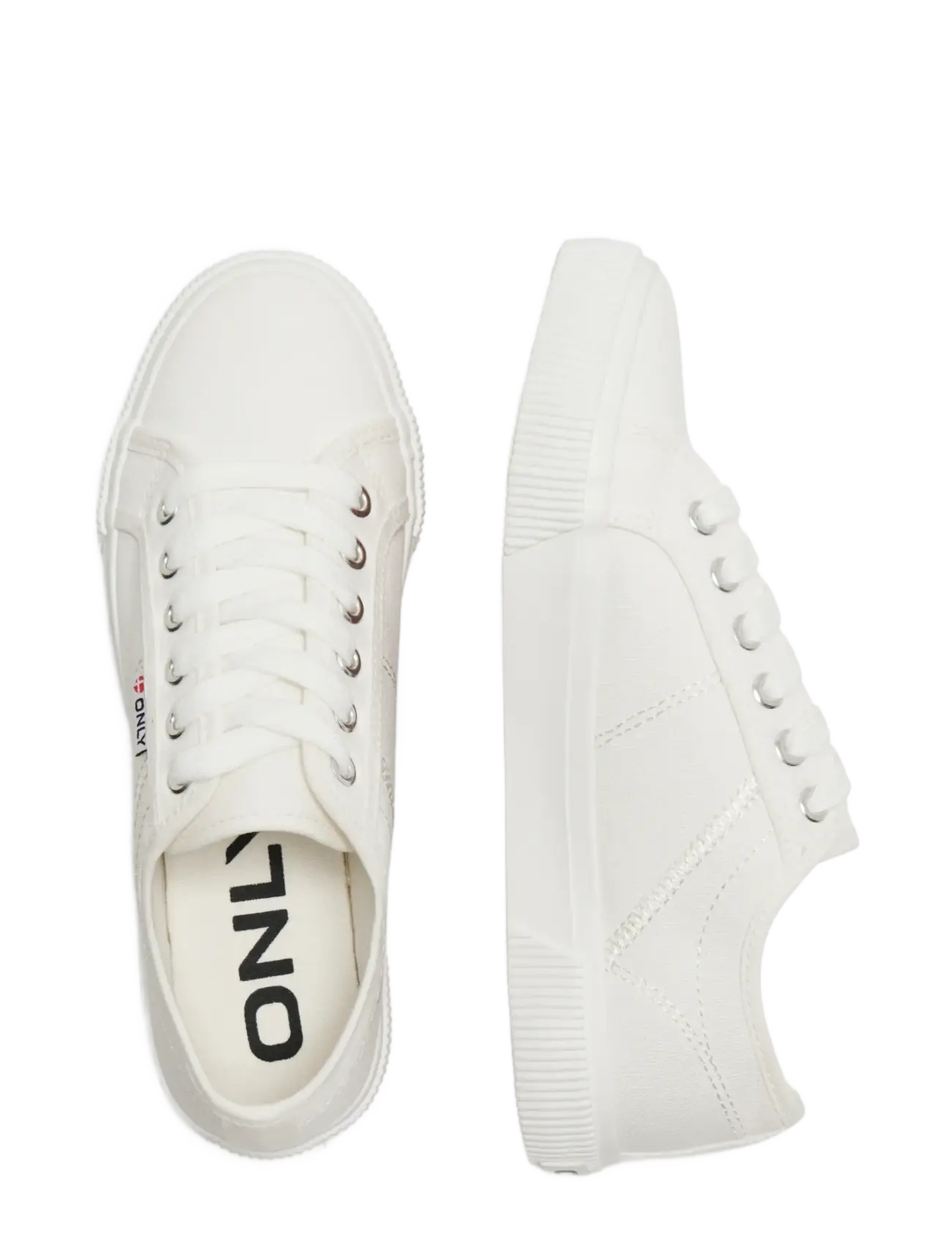 ONLY - ONLNICOLA CANVAS SNEAKER NOOS - confirmation - white - 3