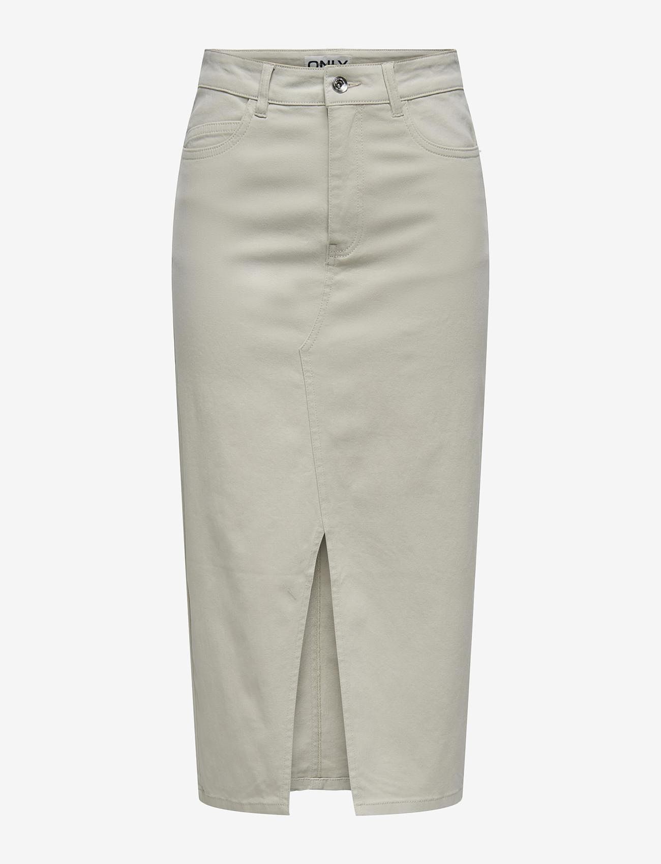 ONLY - ONLLOLA HW LONG SLIT SKIRT CC PNT - pencil skirts - silver lining - 0