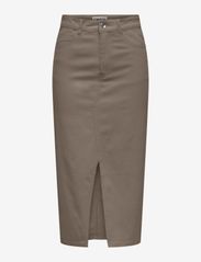 ONLLOLA HW LONG SLIT SKIRT CC PNT - WALNUT