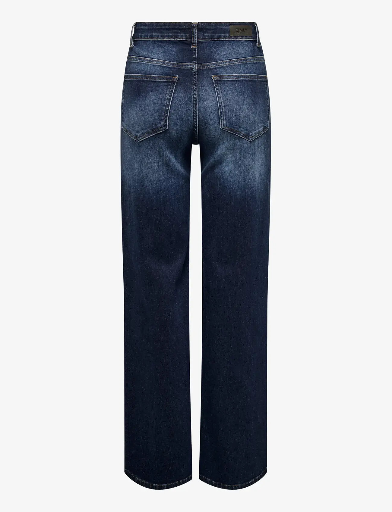 ONLY - ONLMADISON BLUSH HW WIDE DNM REA081 NOOS - hosen mit weitem bein - dark blue denim - 2