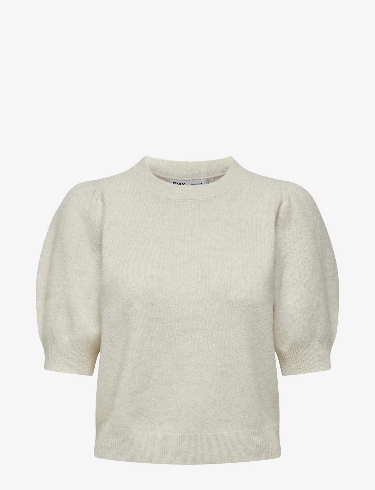 ONLY ONLRICA LIFE 2/4 PULLOVER KNT NOOS - Strickmode - BIRCH / cream