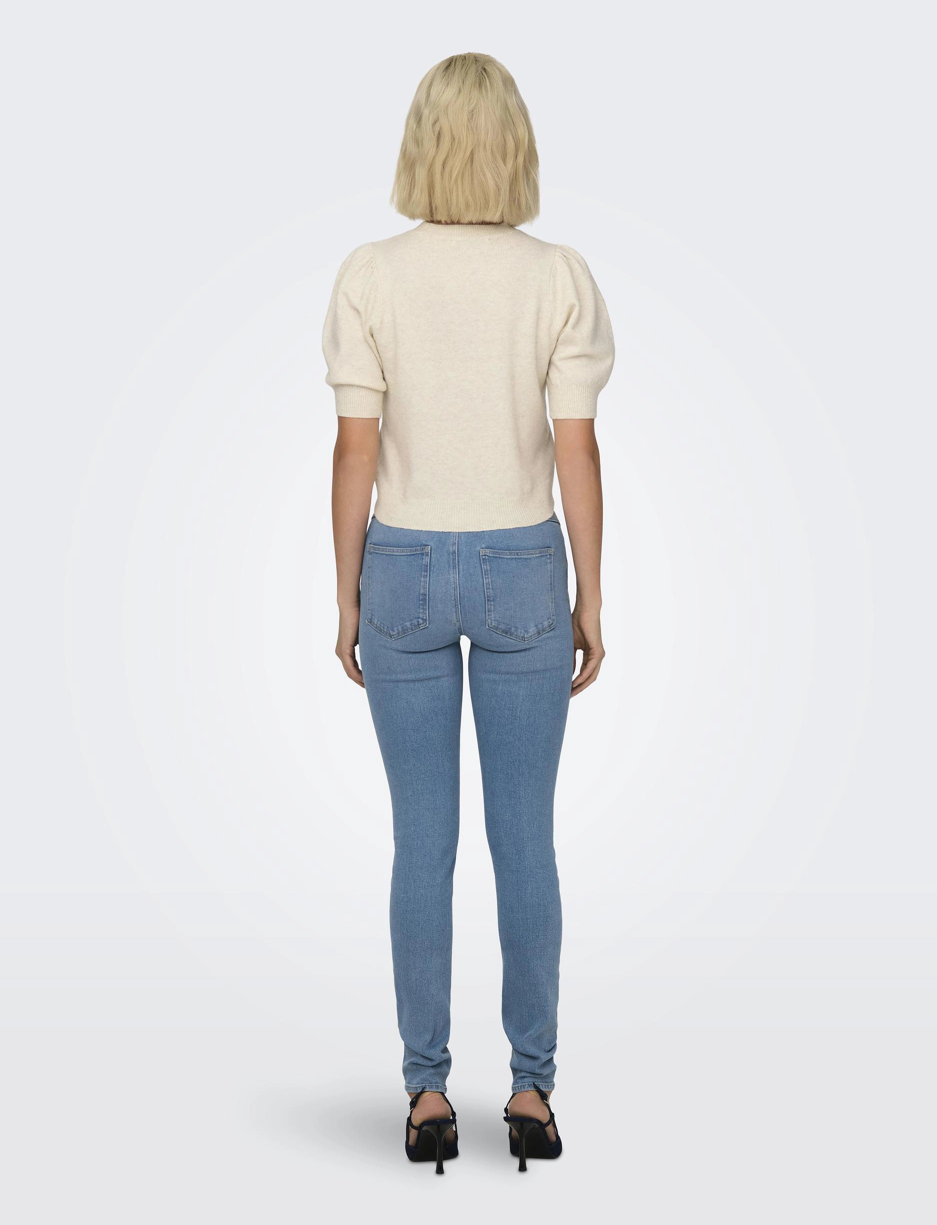 ONLY - ONLRICA LIFE 2/4 PULLOVER KNT NOOS - jumpers - birch - 3