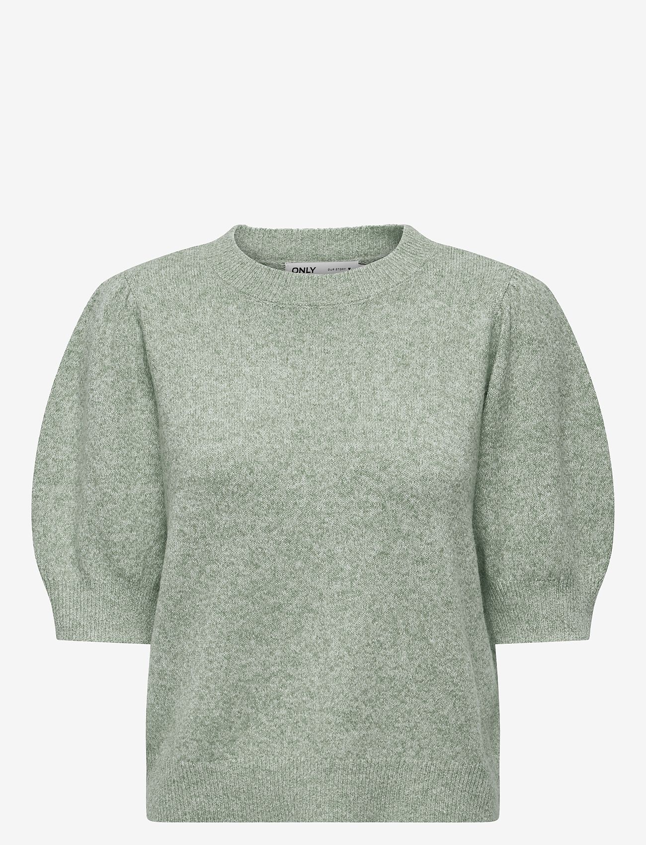 ONLY - ONLRICA LIFE 2/4 PULLOVER KNT NOOS - stickade tröjor - chinois green - 1